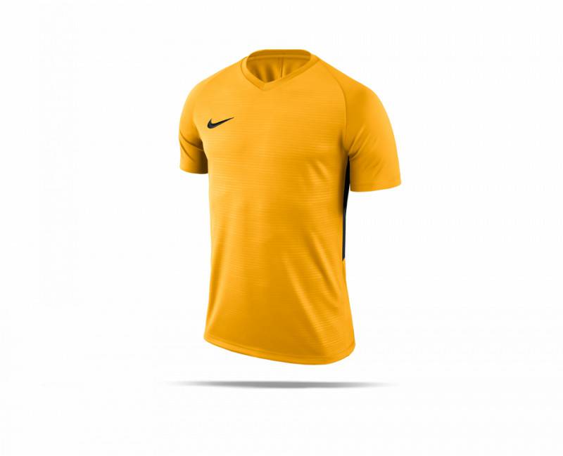 Camisetas de fútbol Intersport Nike Tiempo Premier Shirt short sleeve Youth (894111)(894111-739) yellow