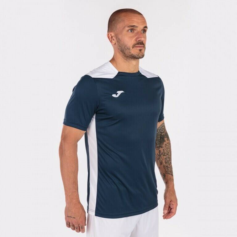 Camisetas de fútbol Intersport Joma Championship VI Shirt Youth (101822k)marine blue/white