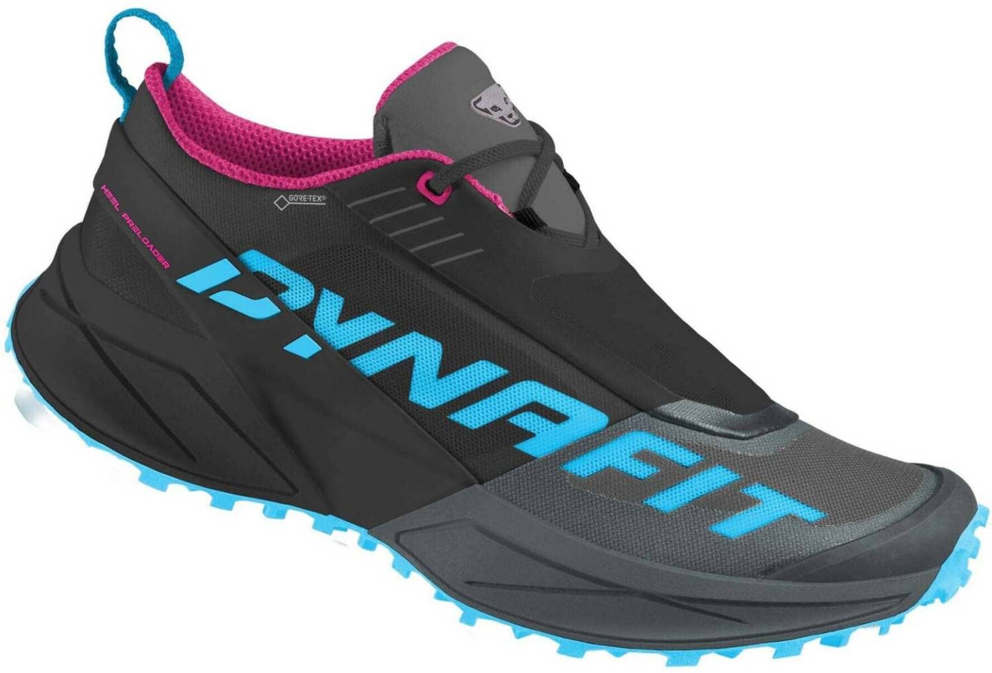 Zapatillas running Intersport Dynafit Ultra 100 Womenblack out/flamingo negro