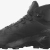 Calzado de montaña Intersport Salomon Cross Hike 2 Mid GTXblack/black/magnet negro