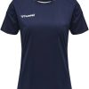 Intersport Hummel Authentic Poly Jersey S/S Women (204921)blue (204921-7026) Camisetas de fútbol