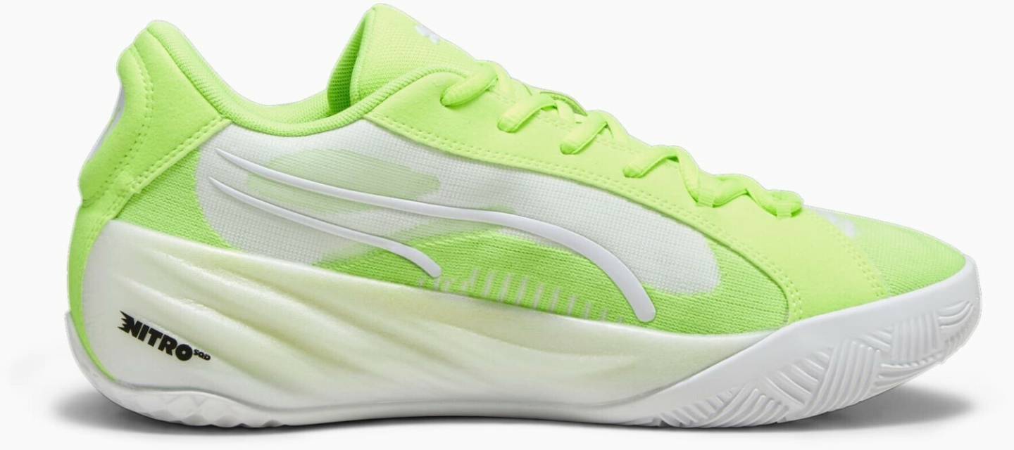 Zapatillas de baloncesto Intersport Puma All Pro NITRO (379079)lime squeeze/puma white