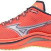 Zapatillas running Intersport Mizuno Wave Rebellion Womenneon flame/white/neon lime