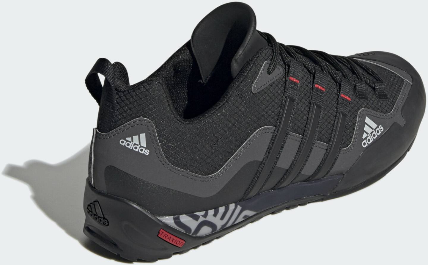 Intersport Adidas Terrex Swift Sologrey six/core black/scarlet negro Calzado de montaña