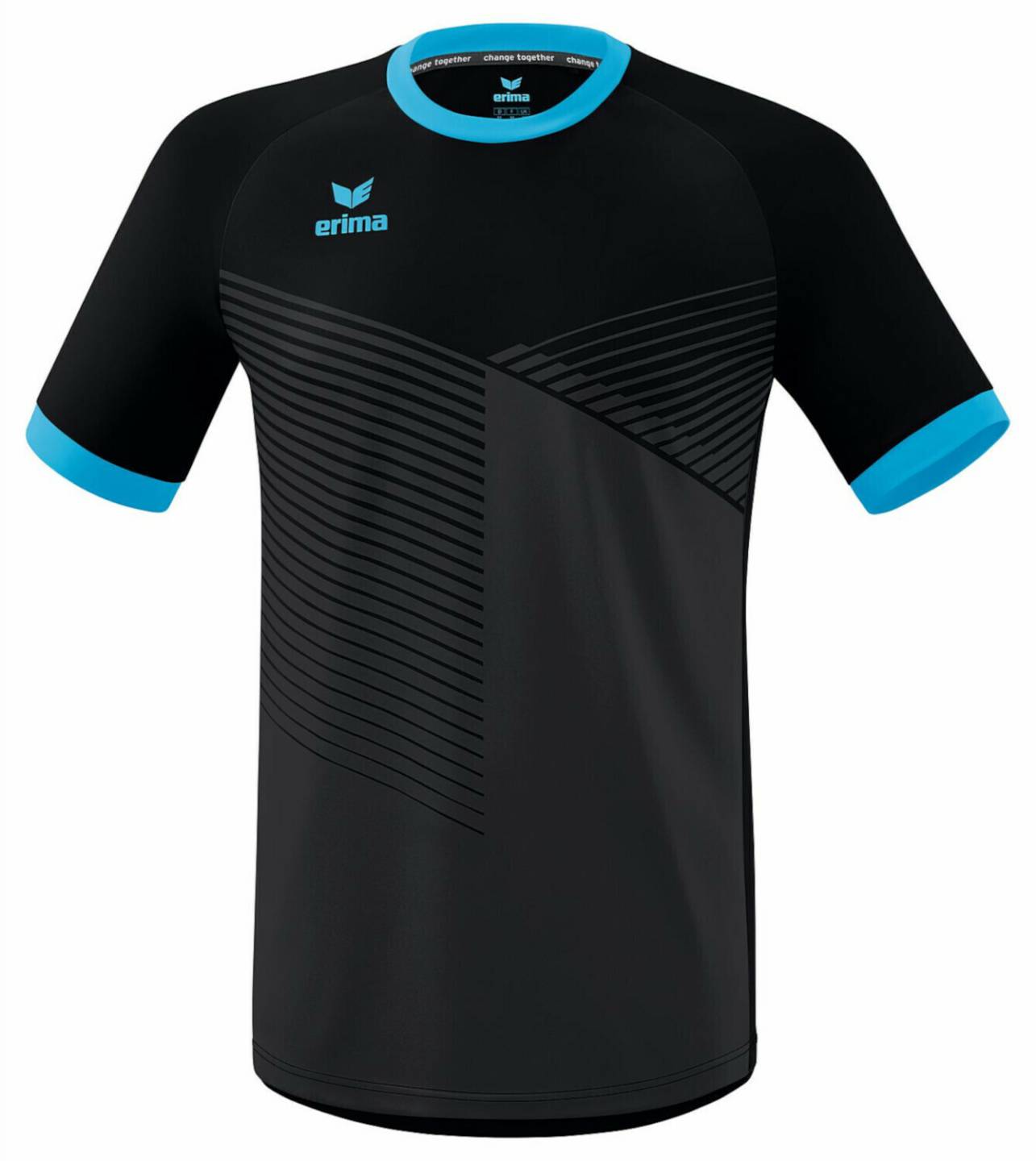 Camisetas de fútbol Intersport Erima Mantua Jersey menblack/curacao