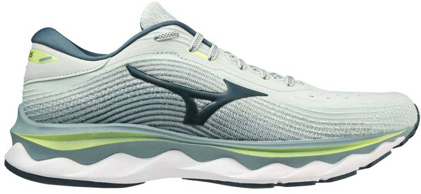 Zapatillas running Intersport Mizuno Wave Sky 5 (J1GC2102)misty blue/orion blue/neo lime