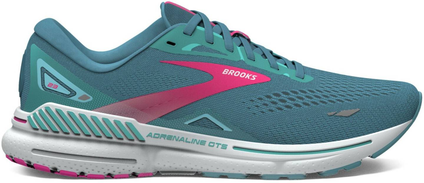 Intersport Brooks Adrenaline GTS 23 Women (120381)(120381-1B-498) storm blue/pink/aqua turquesa Zapatillas running