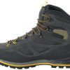 Calzado de montaña Intersport Jack Wolfskin Force Crest Texapore Mid (4048012) black/burly yellow XT