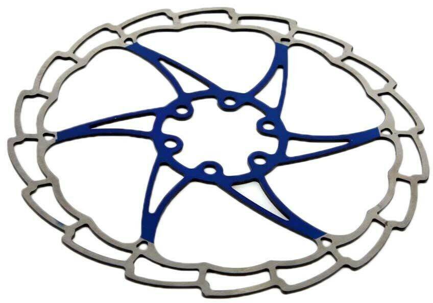 Intersport MSC Bikes Ult Rotor Steel Brake Disc 180x1.8 Mm Blau,Grau 180 x 18 mm Accesorios para frenos de bicicleta