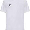 Camisetas de fútbol Intersport Hummel Hmlessential Jersey S/S Kids (224542)(224542-9001) beige/white