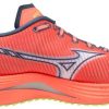 Zapatillas running Intersport Mizuno Wave Rebellion Womenneon flame/white/neon lime