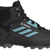 Calzado de montaña Intersport Adidas TERREX SWIFT R3 MID GTXcore black/mint ton/grey five negro