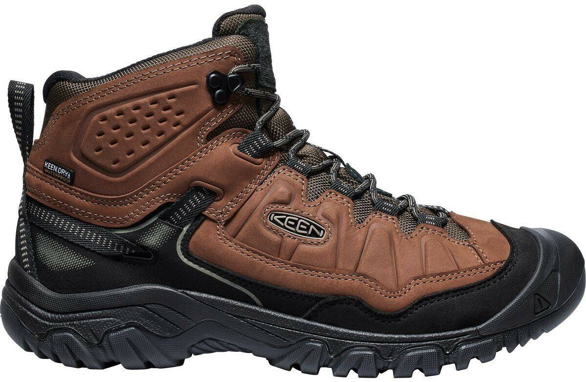 Calzado de montaña Intersport Keen Targhee IV MID WP M-Bison Black