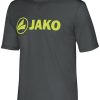 Intersport JAKO Promo Technical Shirt Youth (6164)anthracite/lemon Camisetas de fútbol