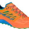 Zapatillas running Intersport La Sportiva Jackalflame/electric blue naranja