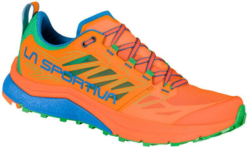 Zapatillas running Intersport La Sportiva Jackalflame/electric blue naranja