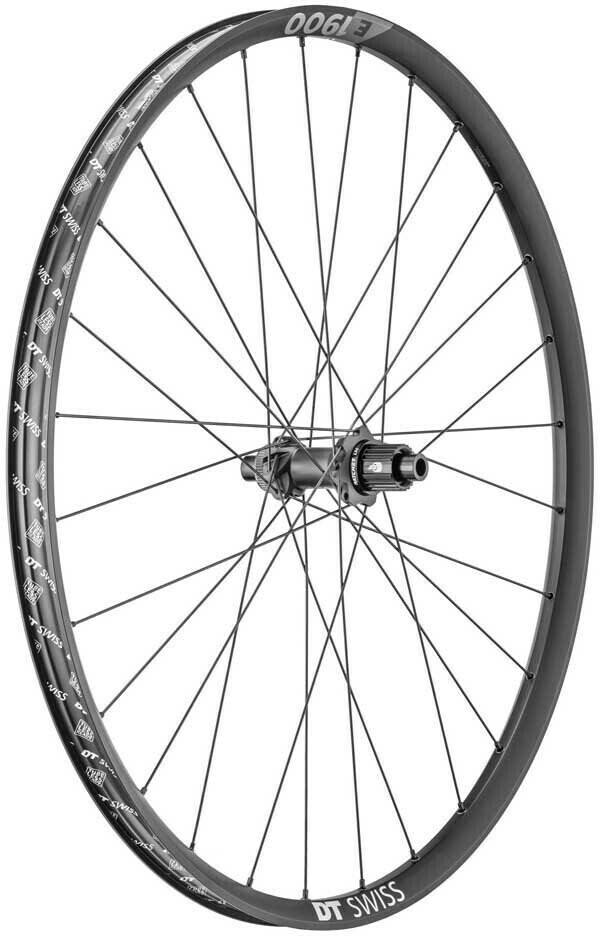 Ruedas de bicicleta Intersport DT Swiss E 1900 Spline 30 (29) Cl Disc Tubeless Rear Wheel black 12 x 142 mm / Shimano/Sram HG