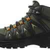 Intersport Salomon X Braze Mid Gore-Texolive night/black/grey green verde Calzado de montaña