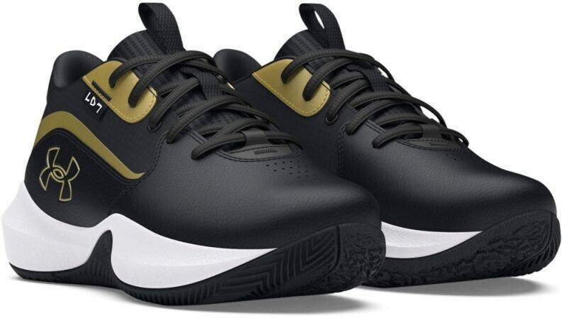 Zapatillas de baloncesto Intersport Under Armour Lockdown Basketball Shoes 001 black metallic gold