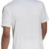 Intersport Adidas Squadra 21 camisetawhite/team power red Camisetas de fútbol