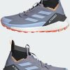 Intersport Adidas Terrex Free Hiker 2.02 (HQ8398) silver violet/blue dawn/core black gris Calzado de montaña