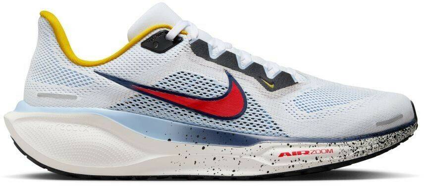 Intersport Nike Pegasus 41(HJ9068-100) white/psychic blue/speed yellow/speed red blanco Zapatillas running