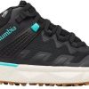 Calzado de montaña Intersport Columbia Facet 75 II Mid Outdry Women Shoes (2100111) black/bright aqua