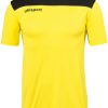 Camisetas de fútbol Intersport Uhlsport OFFENSE 23 POLY Shirt Youth (1002214K)lime yellow/black/anthracite