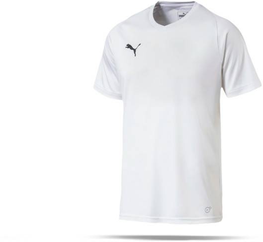 Intersport Puma LIGA Core Shirt short sleeve (703509)(703509-004) white Camisetas de fútbol