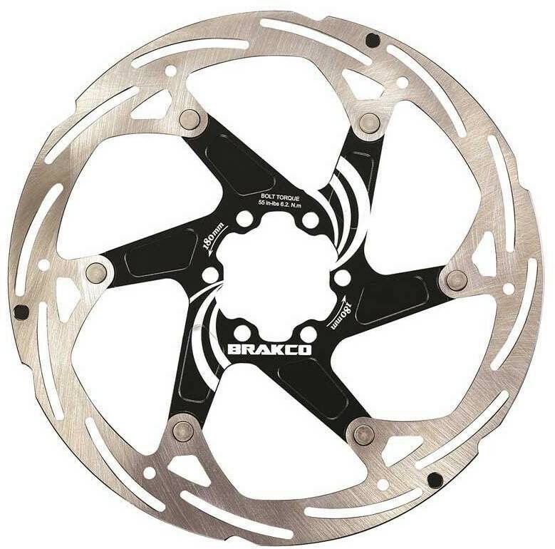 Intersport Brakco 6b Brake Disc silver 160 mm Accesorios para frenos de bicicleta