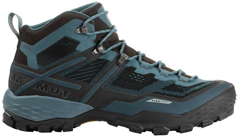 Calzado de montaña Intersport Mammut Ducan Mid GTXblack/light poseidon azul