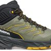 Intersport Scarpa Rush Mid GTXmoss/sulphur verde Calzado de montaña