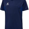 Camisetas de fútbol Intersport Hummel Hmlauthentic Pl Jersey S/S Kids (219965)(219965-7026) blue