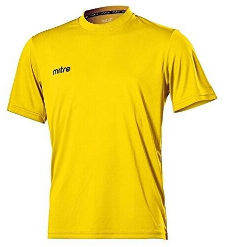 Intersport Mitre SS Shirt Match Day Camero (3923341)(3950927) yellow Camisetas de fútbol