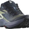 Zapatillas running Intersport Salomon Genesis Women(L47443200) carbon grisaille/aloe/wash grey negro