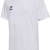 Camisetas de fútbol Intersport Hummel Hmlessential Jersey S/S Kids (224542)(224542-9001) beige/white