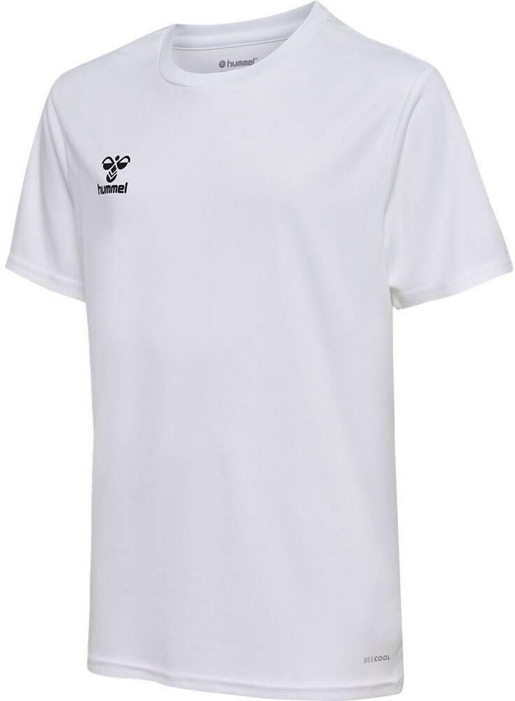 Camisetas de fútbol Intersport Hummel Hmlessential Jersey S/S Kids (224542)(224542-9001) beige/white