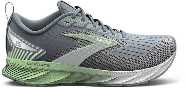 Zapatillas running Intersport Brooks Levitate 6grey/neon green gris