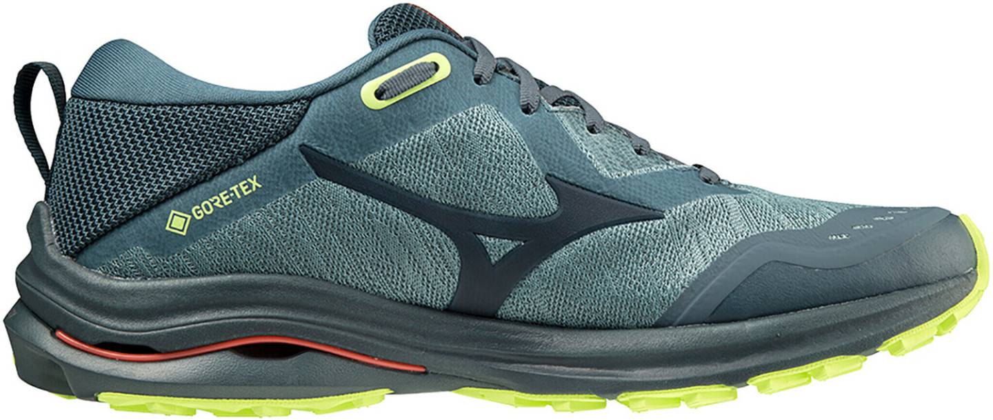 Zapatillas running Intersport Mizuno Wave Rider GTXorion blue/orion blue/neo lime verde