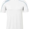 Intersport Uhlsport Stream 22 Shirt short sleeves (1003477)white/azur blue Camisetas de fútbol