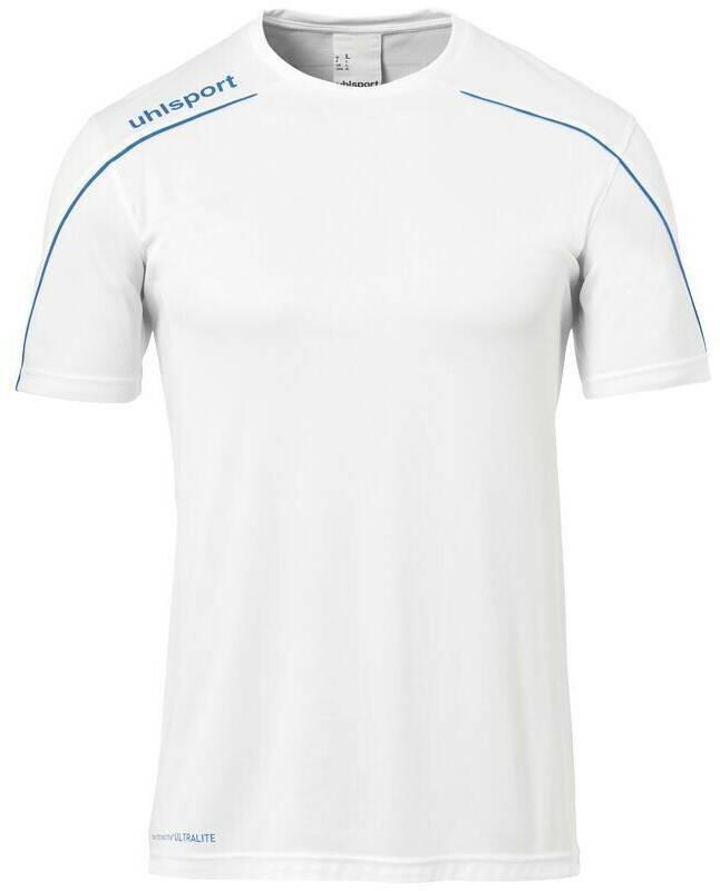 Intersport Uhlsport Stream 22 Shirt short sleeves (1003477)white/azur blue Camisetas de fútbol