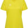 Intersport Hummel Hmlauthentic Pl Jersey S/S Women (219966)(219966-5269) yellow Camisetas de fútbol