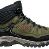 Intersport Keen Targhee IV Mid WP Hiking Shoes green red Calzado de montaña