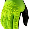 Intersport 100% Geomatic Gloves fluo yellow Guantes de ciclismo