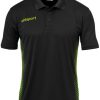 Intersport Uhlsport SCORE POLO Shirt Youth (1002148K)black/fluo/yellow Camisetas de fútbol