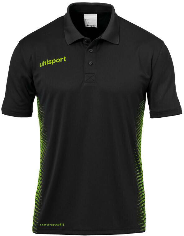 Intersport Uhlsport SCORE POLO Shirt Youth (1002148K)black/fluo/yellow Camisetas de fútbol