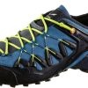 Calzado de montaña Intersport Salewa Wildfire Edgepremium navy/fluo yellow azul