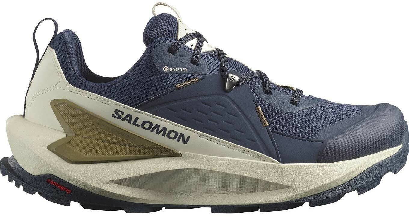 Calzado de montaña Intersport Salomon Elixir GTX Hiking Shoesblue nights/almond milk/gothic olive azul