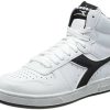 Intersport Diadora Magic Basketball Mid Icona Gymnastics Shoe white black Zapatillas de baloncesto