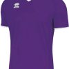 Intersport Errea Lennox Shirt S/S Ad (EM1U0C)(EM1U0C-0290) violet Camisetas de fútbol